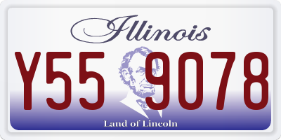 IL license plate Y559078