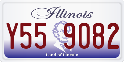 IL license plate Y559082