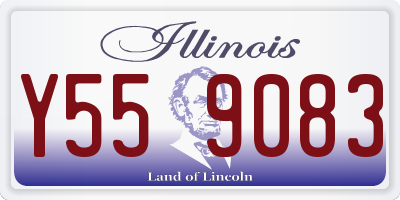 IL license plate Y559083