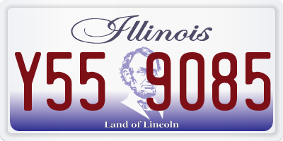 IL license plate Y559085