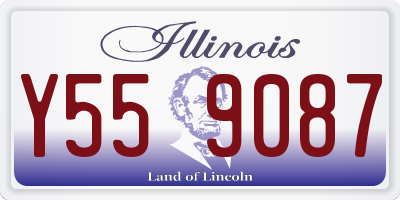 IL license plate Y559087