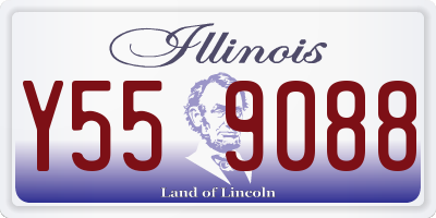 IL license plate Y559088