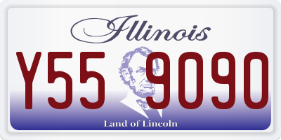 IL license plate Y559090