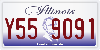 IL license plate Y559091