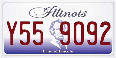 IL license plate Y559092