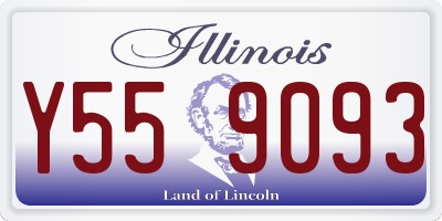 IL license plate Y559093