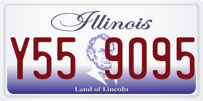 IL license plate Y559095