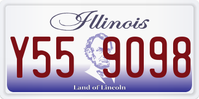 IL license plate Y559098