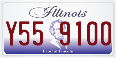 IL license plate Y559100