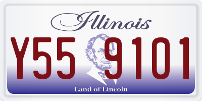 IL license plate Y559101
