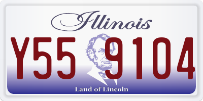 IL license plate Y559104