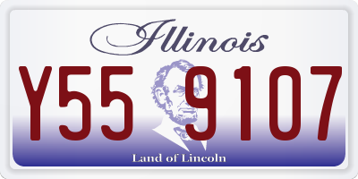 IL license plate Y559107
