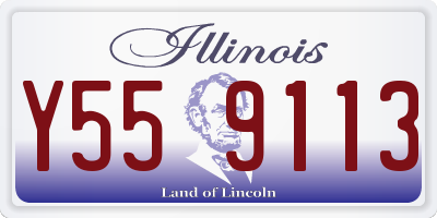 IL license plate Y559113