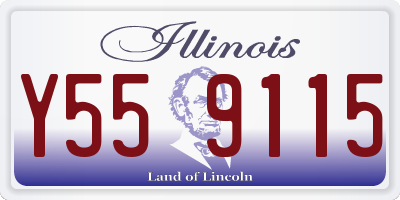 IL license plate Y559115