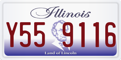 IL license plate Y559116