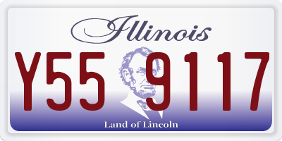 IL license plate Y559117