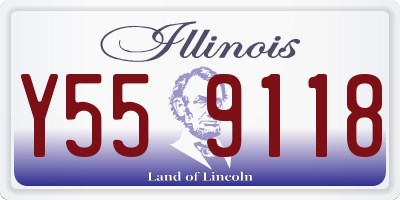 IL license plate Y559118