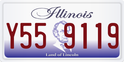 IL license plate Y559119