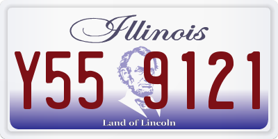 IL license plate Y559121