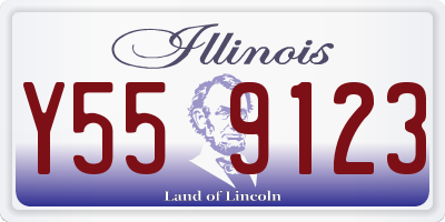 IL license plate Y559123