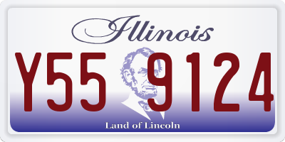 IL license plate Y559124
