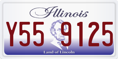 IL license plate Y559125