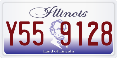IL license plate Y559128