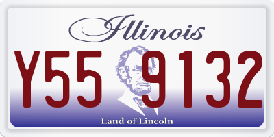IL license plate Y559132