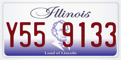 IL license plate Y559133