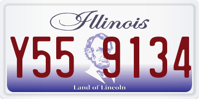 IL license plate Y559134