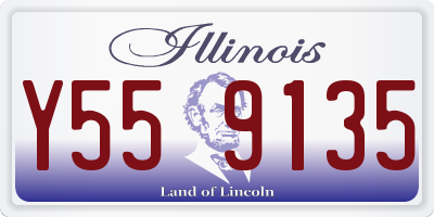 IL license plate Y559135