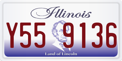 IL license plate Y559136