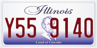 IL license plate Y559140