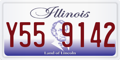 IL license plate Y559142