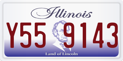 IL license plate Y559143