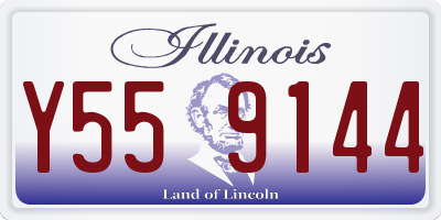 IL license plate Y559144