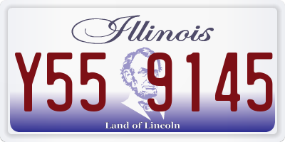 IL license plate Y559145