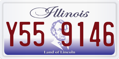 IL license plate Y559146