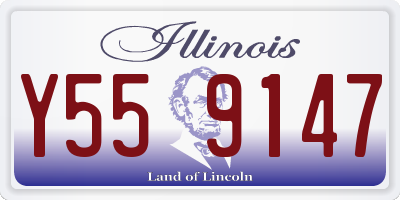 IL license plate Y559147