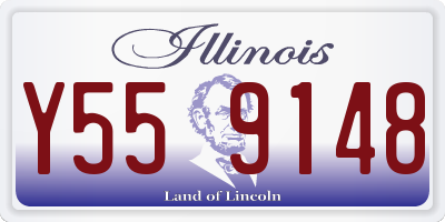 IL license plate Y559148