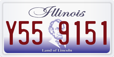 IL license plate Y559151