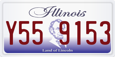 IL license plate Y559153