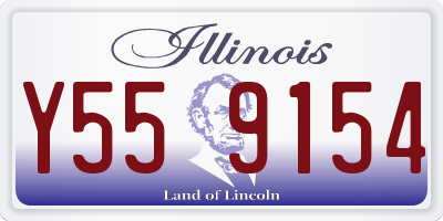IL license plate Y559154