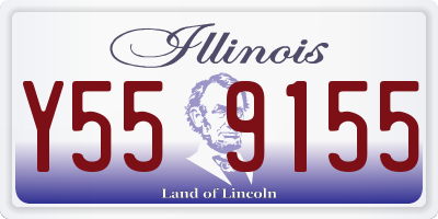 IL license plate Y559155