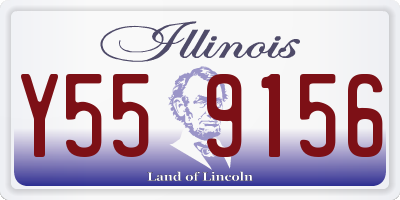 IL license plate Y559156