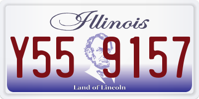 IL license plate Y559157