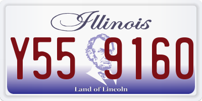IL license plate Y559160