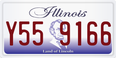 IL license plate Y559166