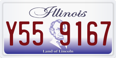 IL license plate Y559167