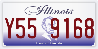 IL license plate Y559168